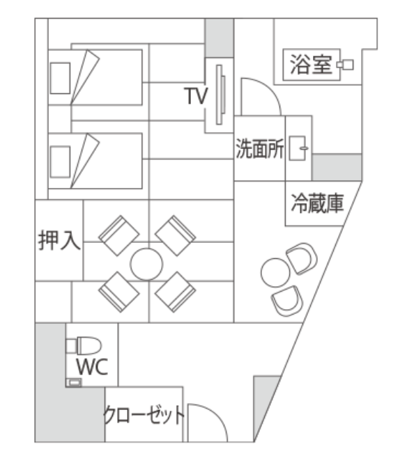 富士マリオットホテル山中湖　レイアウト